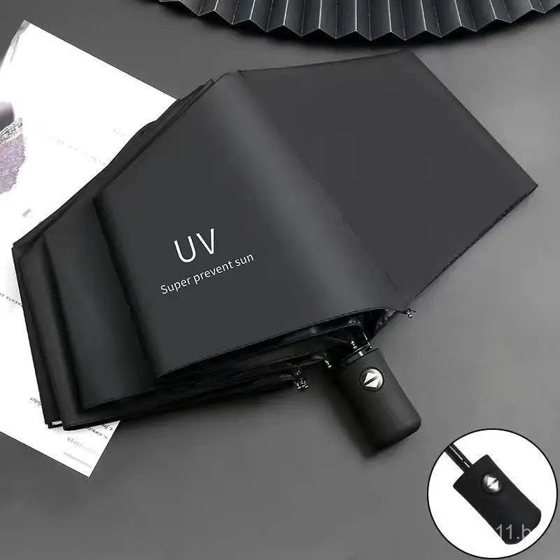 Umbrella Automatic Sunny Umbrella Anti-ultraviolet Folding Umbrella Men Women UV Design