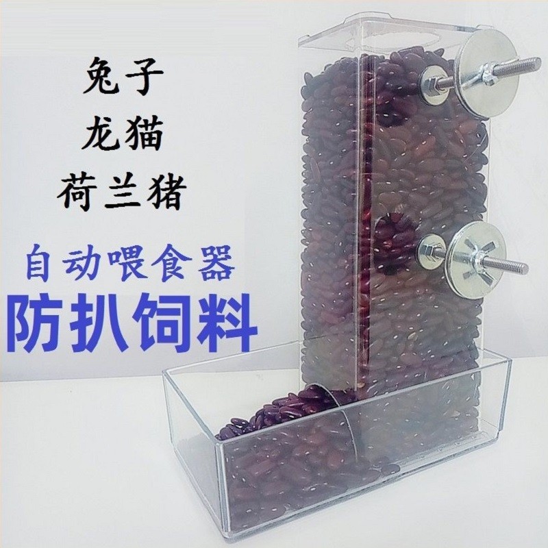 Coelho meu vizinho Totoro cobaia alimentador automático de grande capacidade fixo Anti-grelhamento alimentador automátic