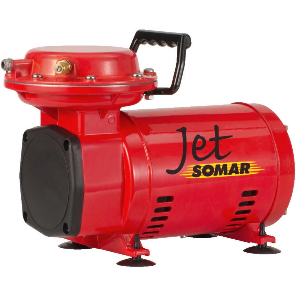 Compressor De Ar Direto Portátil 1/3cv Com Kit Jet Somar (220V)