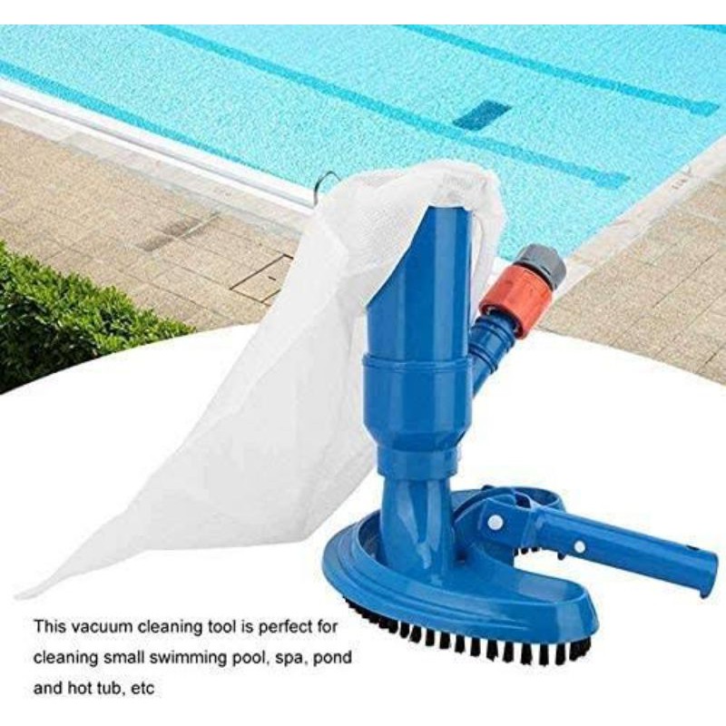 Escova Aspirador De Piscina A Vacuo Limpador Jet Portatil
