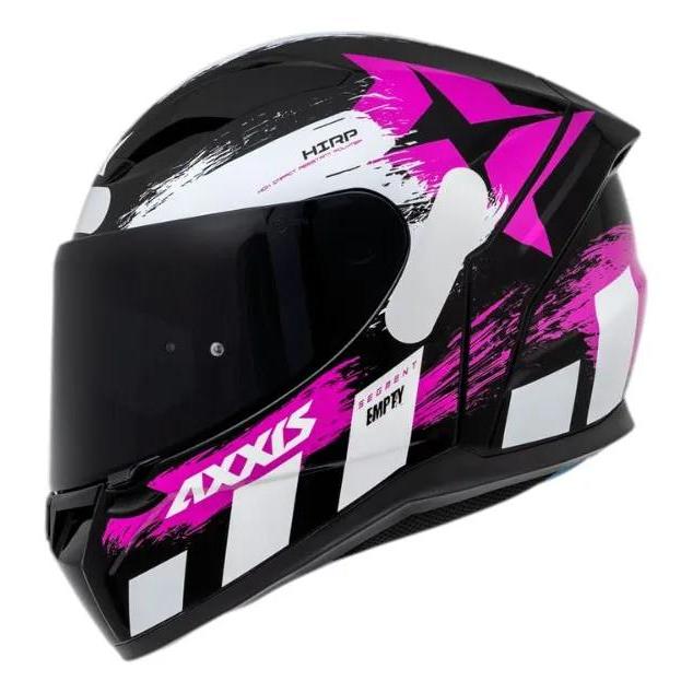 Capacete Feminino Axxis Segment Empty B8 Rosa Fechado Moto