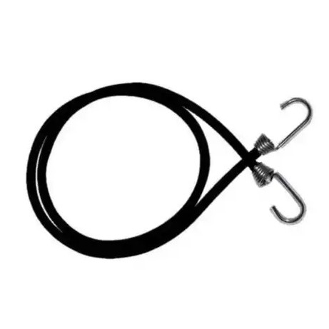 Corda Elástica Resistente Para Proteçao Extensor com Gancho Bagageiro de Moto/Bike 1.50m