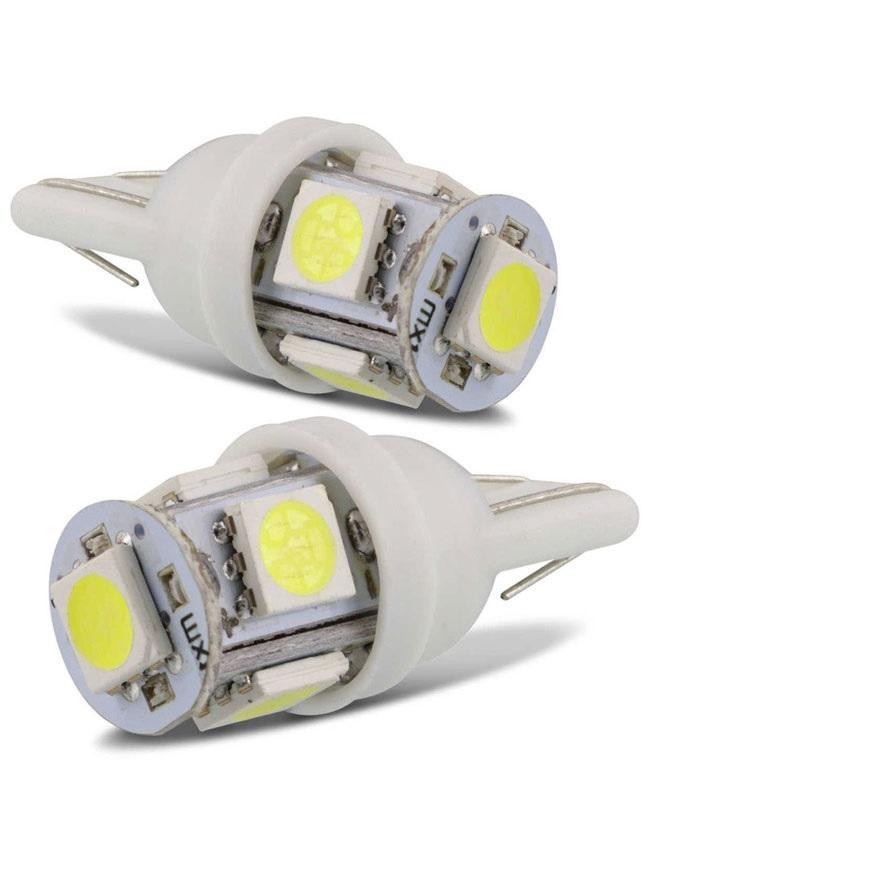 Par Lâmpada Pingo T10 W5w 5 Leds Smd 5050 12v Branca