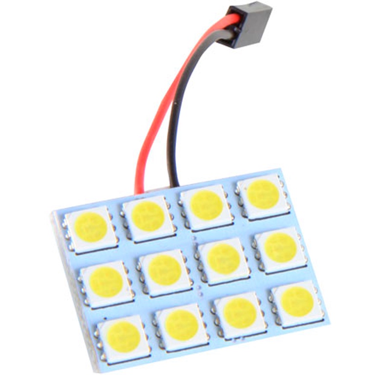Placa de LED T10 Torpedo 12 SMD 5050 6000k 12V Unidade