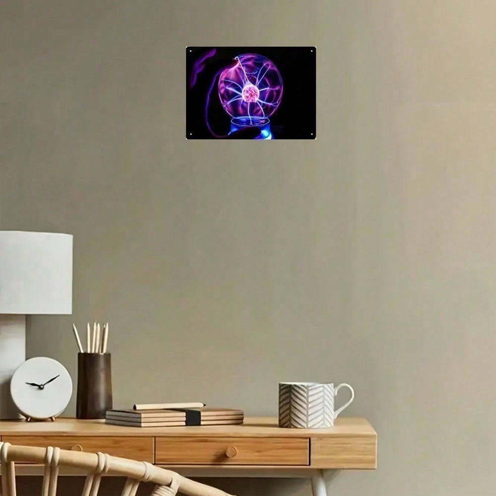 CIFbuy Plasma Wall Light Rosa Roxo Brilho Decoração Moderna Sem Moldura