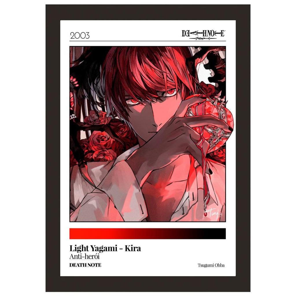Quadro Decorativo - Light Yagami - Death Note