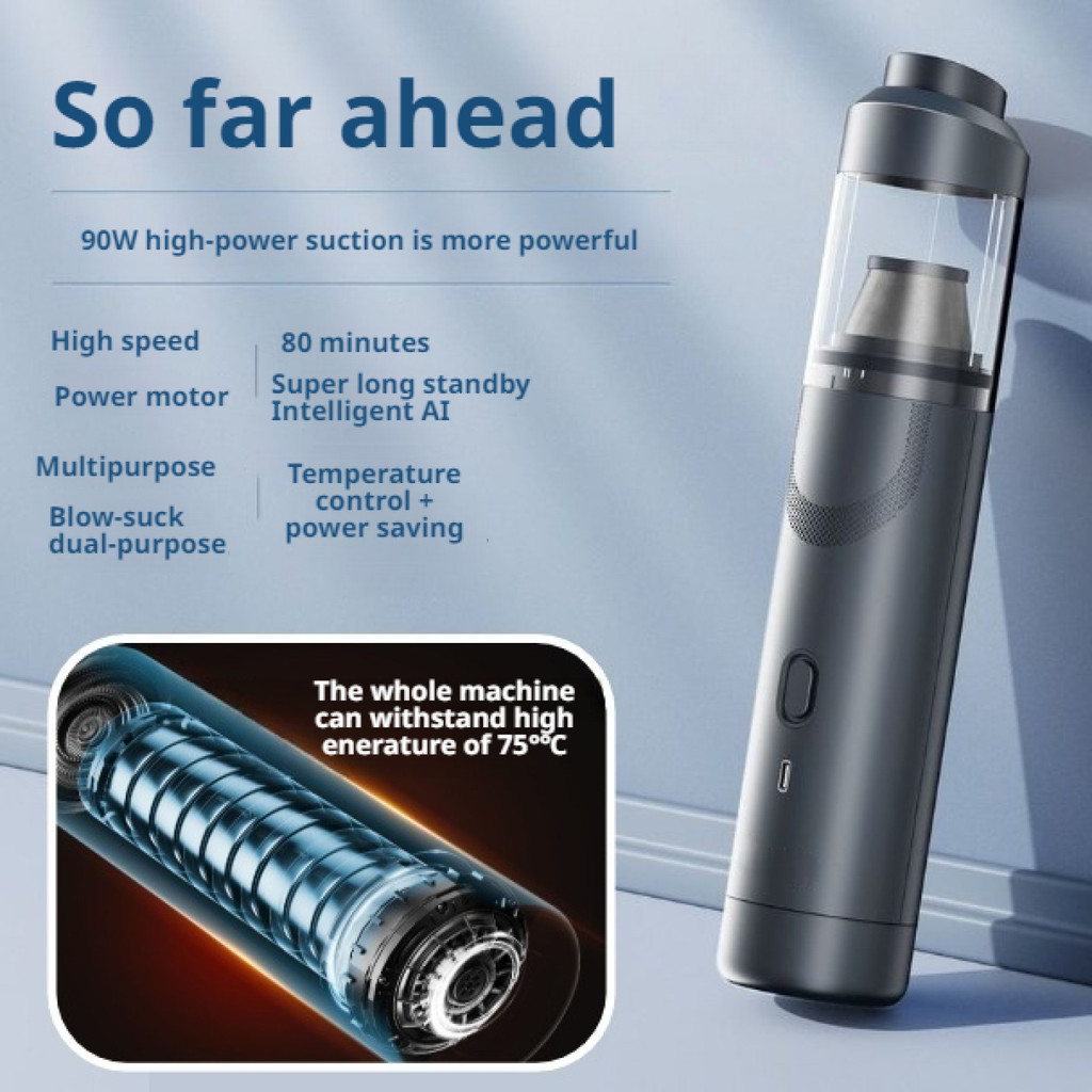 【Compacto e Leve】Car powerful small home handy vacuum cleaner/Aspirador/Carro/Mão/Casa