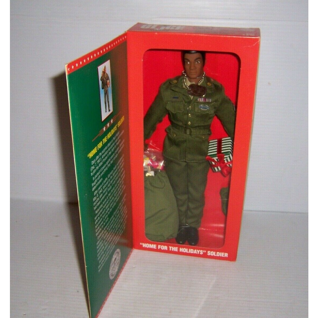 Raridade Boneco GI JOE Home For The Holidays Soldier By HASBRO Collector Edition 1996 Antigo Novo Lacrado Negro Afro Americano Hot toys Falcon 1/6