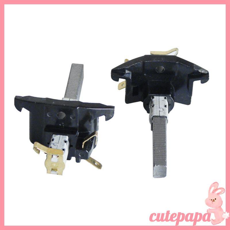 cutepa 2 Pçs Pó Escovas Carbono Motores Elétricos Escova Acessórios Para Industrial Pet Soprando