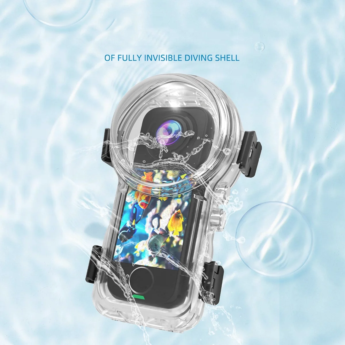 Invisible Dive Case For Insta360 X4 Air, Underwater 50M Waterproof Diving Housing Cover Protective Shell for Camera Accessories