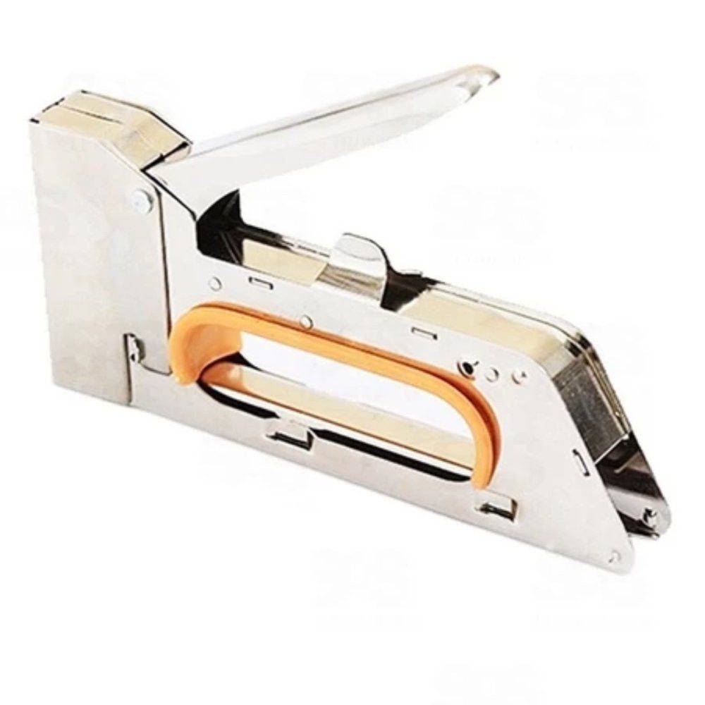 Grampeador Pistola Profissional Ajustavel Grampos 4 A 8mm Uso Industrial