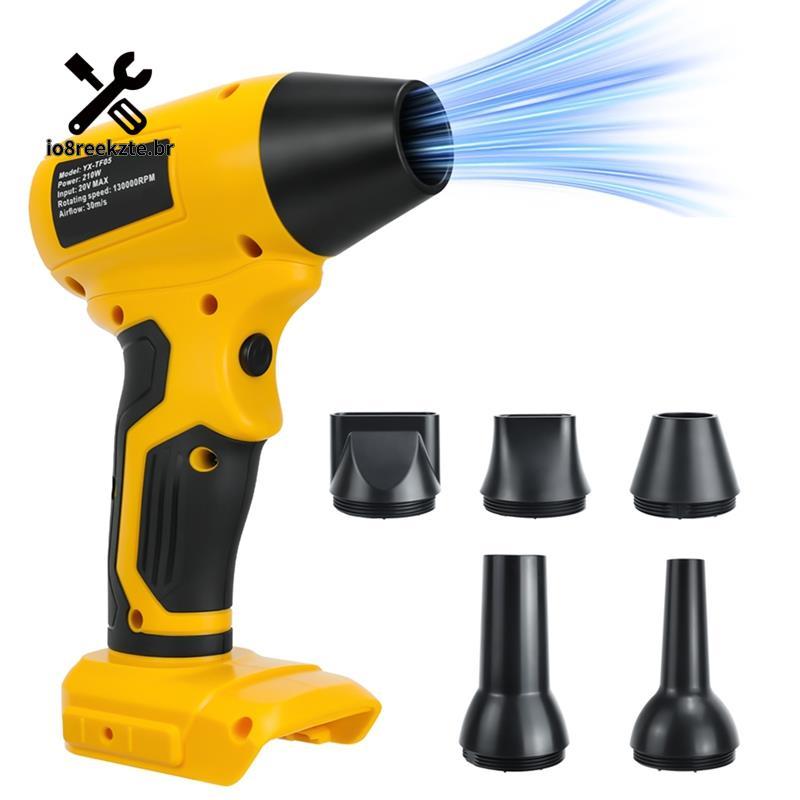 Ventilador De Ar Elétrico 130000mini Sem Escova Rpm Violento De Alta Velocidade Para Bateria De 20V