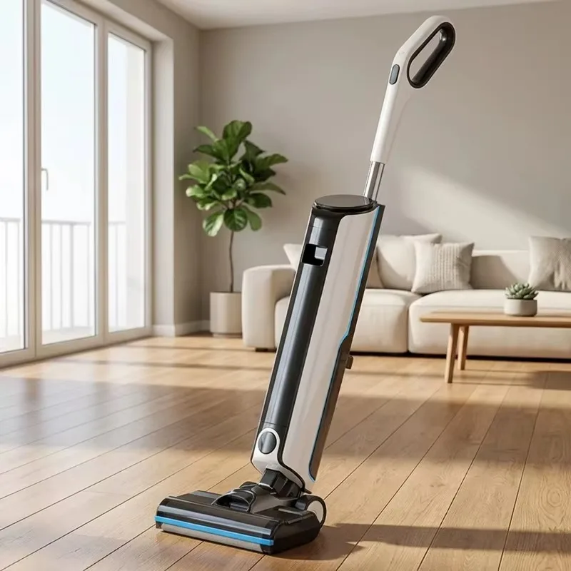 2026 New Smart Cordless Wet Dry Vacuum Cleaner Electric Floor Scrubber Handheld Mop for Home Self-Cleaning Portable Floor Washer
