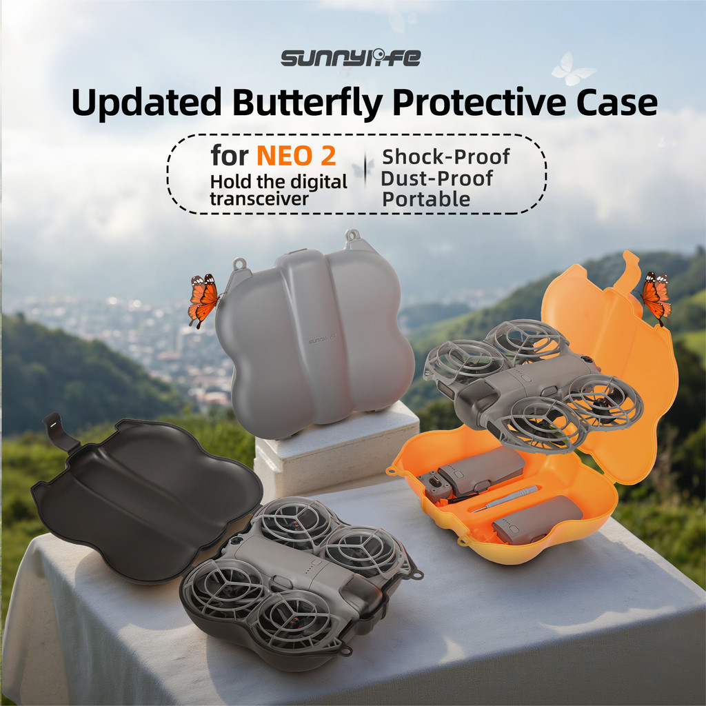 Suitable for NEO2 storage box (compatible with battery storage version) Butterfly protection box Portable dustproof box