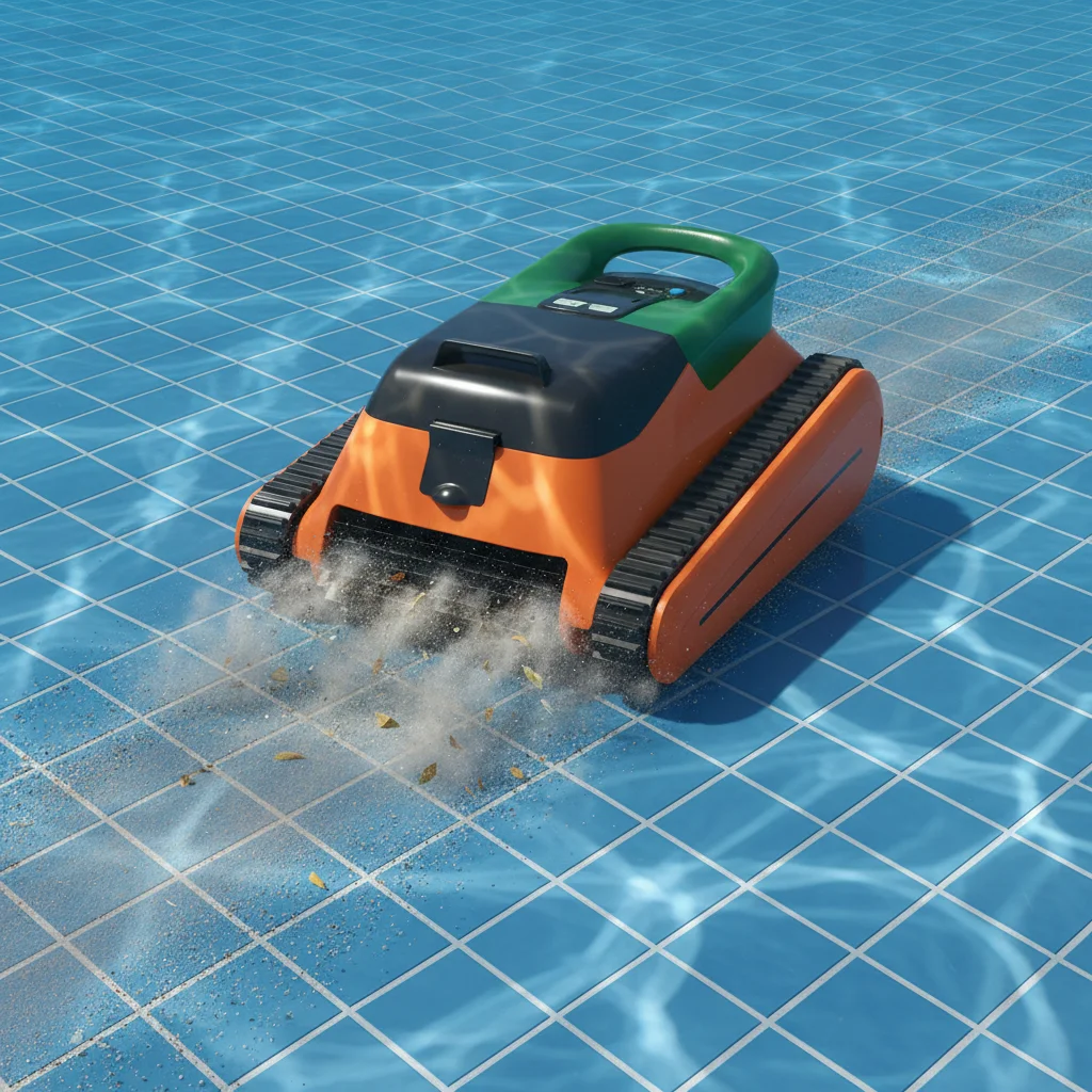Wireless Automatic Pool Cleaner Robot Filter Eco-Friendly Smart Pool Vacuum for Home Use Strong Suction Ensuring Clean Clear