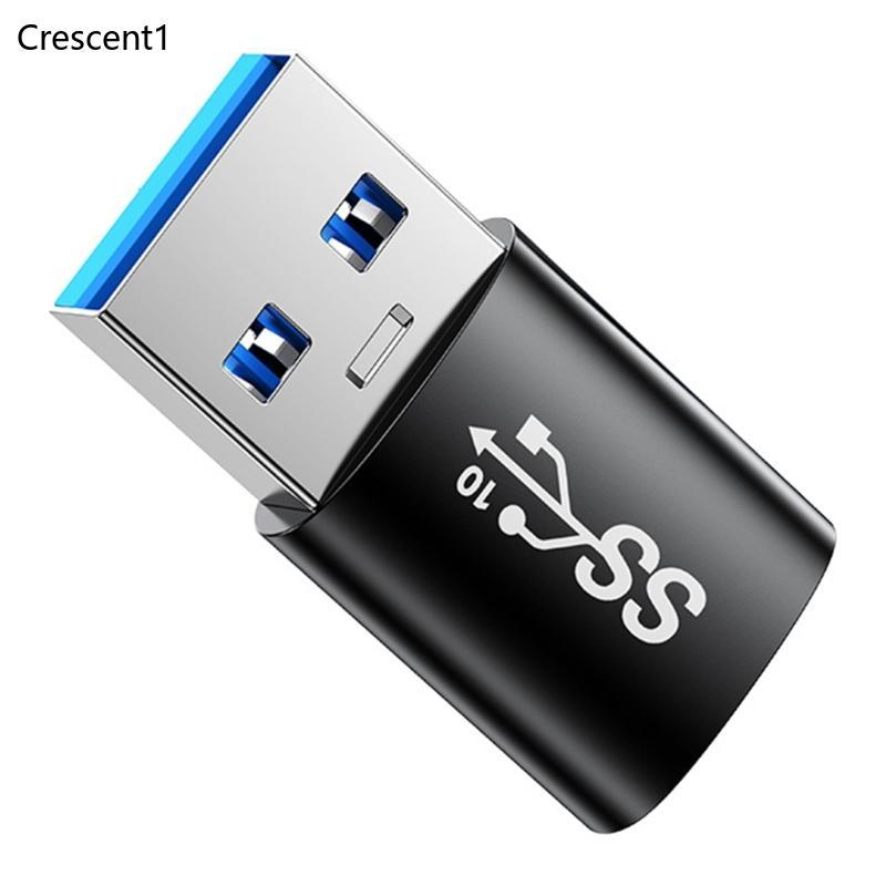 Adaptador Transferência Crescent1 Fast Speed 10Gbps Para Smartphones, Tablets E Laptops