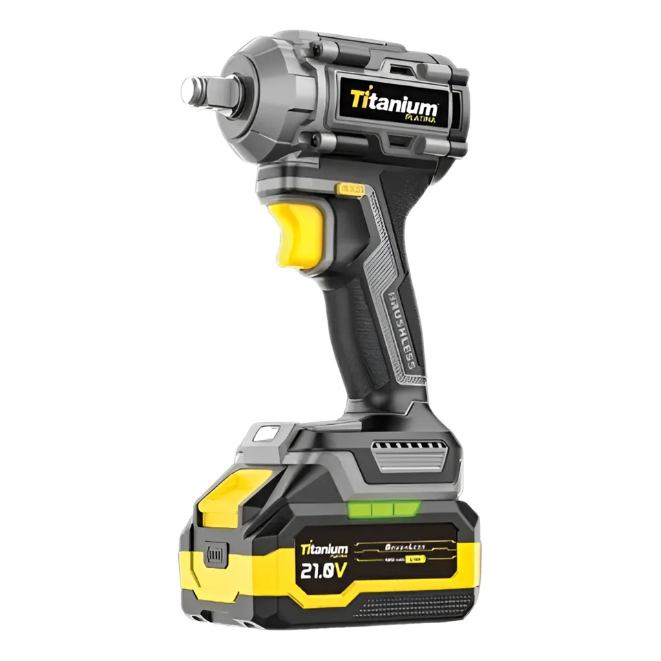 Chave De Impacto Ti-21/350p Titanium Platina Brushless