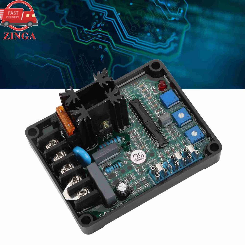 Zinga-br Garosa Gerador Regulador Automático de Tensão Tecnologia Brushless Capacidade 8A com Inicialização Suave para
