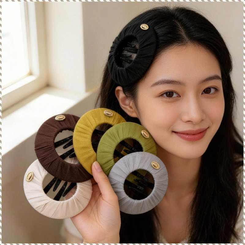 [Não Escorrega] Flat Hair Clip/No Pressure On Head/Strong Grip/For Women/Daily Use/Presilha de Cabelo/Para Mulheres/Conf