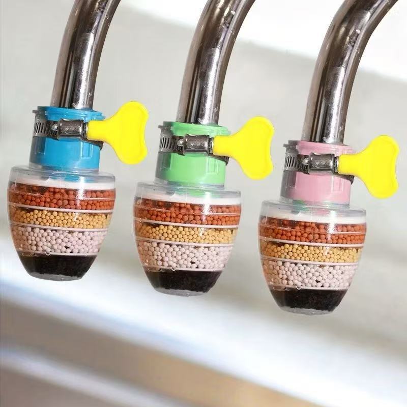 Kit 2/3/4 Aerator Purifier Filter With Water Filter Activated Carbon Purifier 3 in 1 Aerator Nozzle For Kitchen Faucet