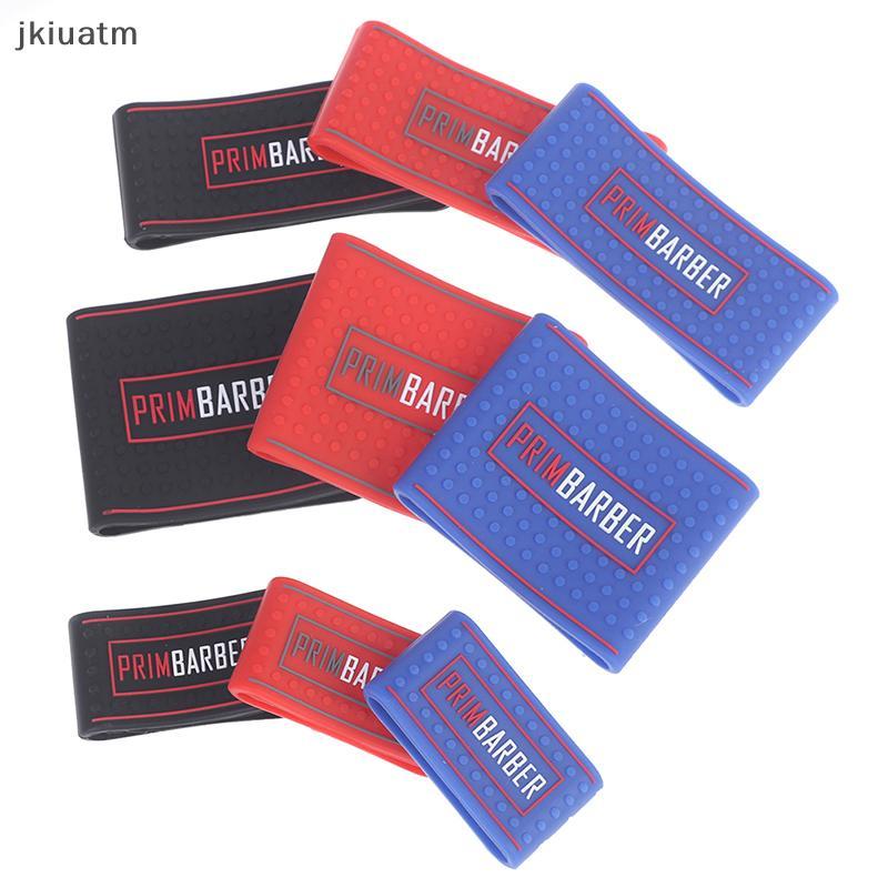 [jkiuatm] 3 Pçs/set Antiderrapante Barber Clipper Grip Bands Manga Cabelo Holder Cover BR