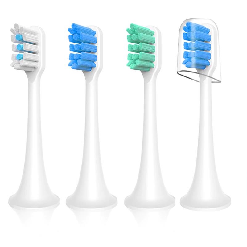 5PCS Cabeça De Escova Substituível Para Xiaomi Mijia T300/T500/T700 De Dentes Elétrica Sonic Adultos Com Cobertura De Poeira Pacote Individual Cerdas Dupont