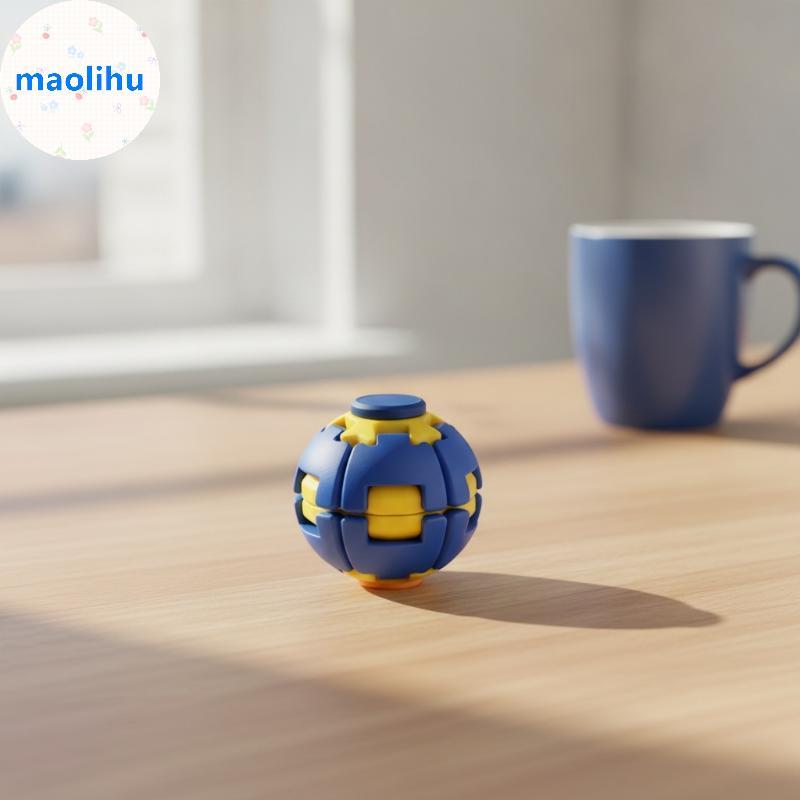 Maolihu 3D Impresso Cli Deform Fidget Spin Ball Press Rotating Fingertip Toy BPA Free Sensory Relief Para Tdah Adolescen