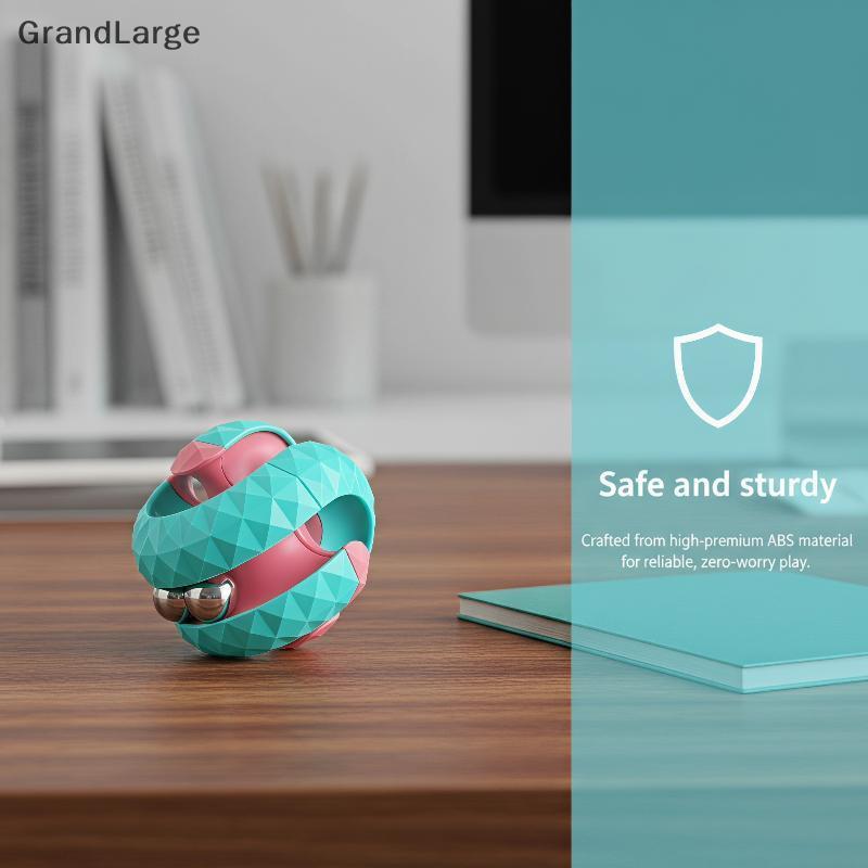 [GrandLarge] Orbit Ball Cube Fidget Toy Rotating Bead Stress Relief Puzzle Brinquedo De Treinamento Cerebral Seguro Para