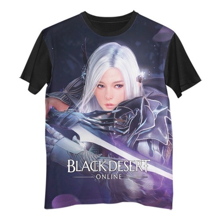 Pt Camisa Camiseta Game Black Desert Mmo Dark Knight G1516