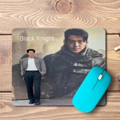 Mouse Pad Personalizado Black Knight 20x15cm emborrachado coreia coreano dorama kdrama cod:03