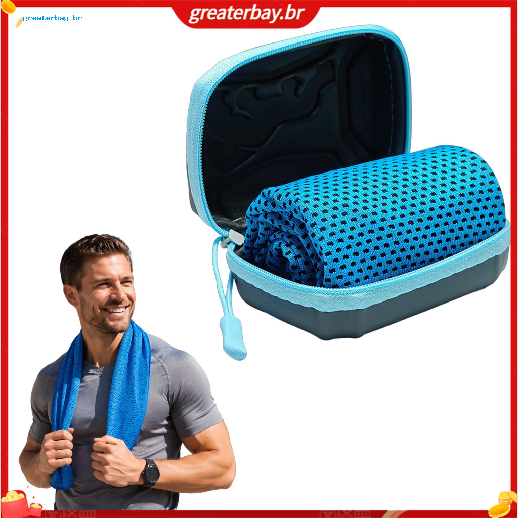 Towel 30x80cm Instant Microfiber Quick Dry Ice with Storage Case for Gym Fitness Yoga Golf – Lightweight Fast Drying P