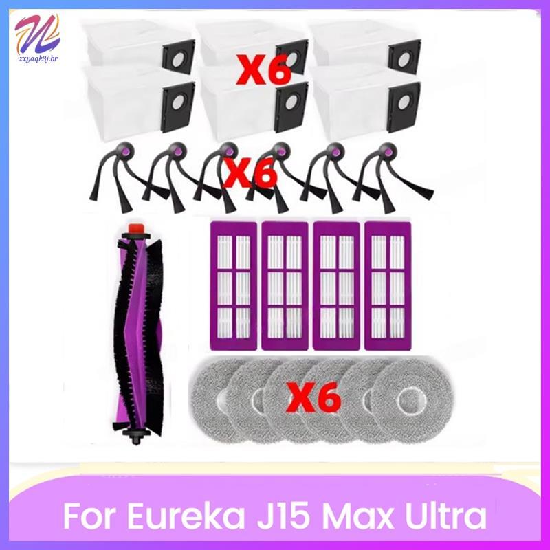 Kit De Peças De Reposição Para Aspirador De Pó J15 Max Ultra-Escova Principal , Lateral , Filtro Hepa , Pano De Esfregão
