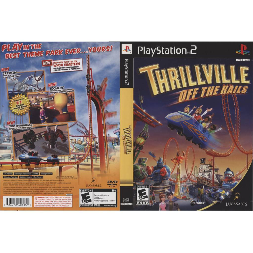 Thrillville- Off the Rails - PS2