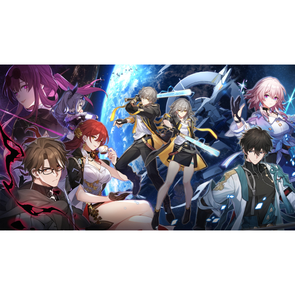 Quadro decorativo mdf HONKAI: STAR RAIL - A4 20x29 - Vinil - Game - Decoração