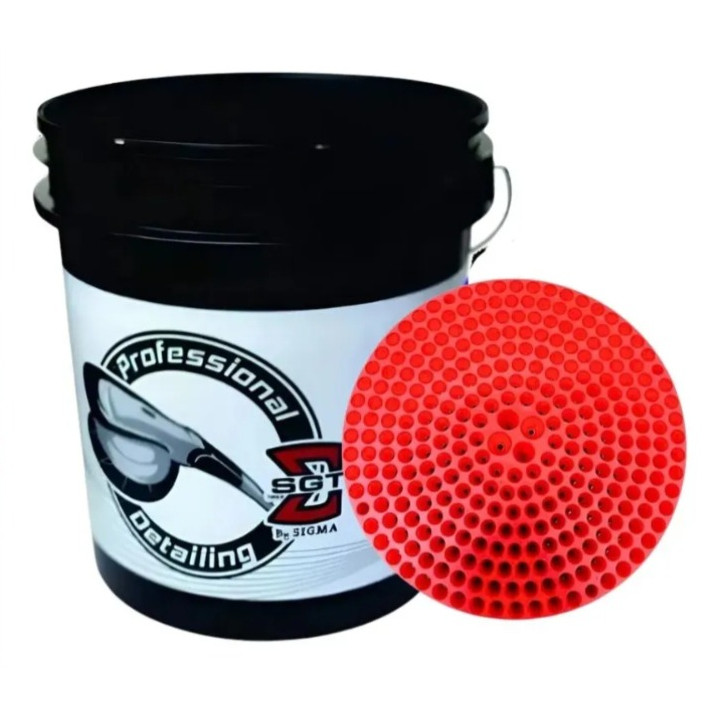 Balde Professional Detailing 20l Sigma Tools C/ Separador Vermelho   cod/02