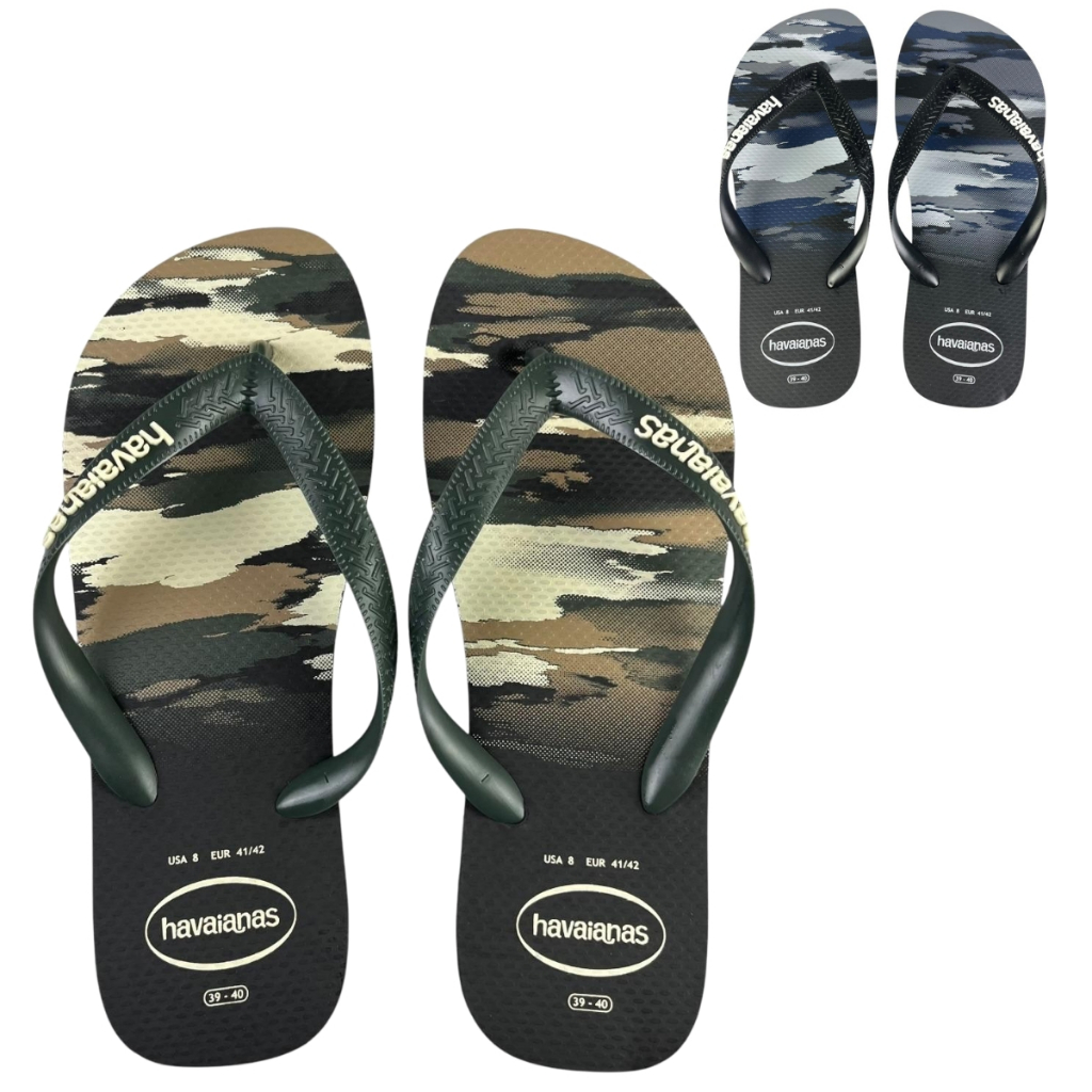 Chinelo Havaianas Masculino Top Camuflado Original Conforto Casual Verão