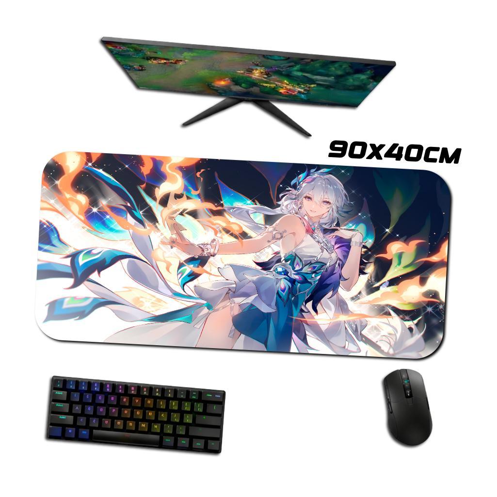 Mouse Pad Gamer - Yao Guang 4 - Honkai Star Rail - 90x40 80x40 60x40 70x30 40x45 cm