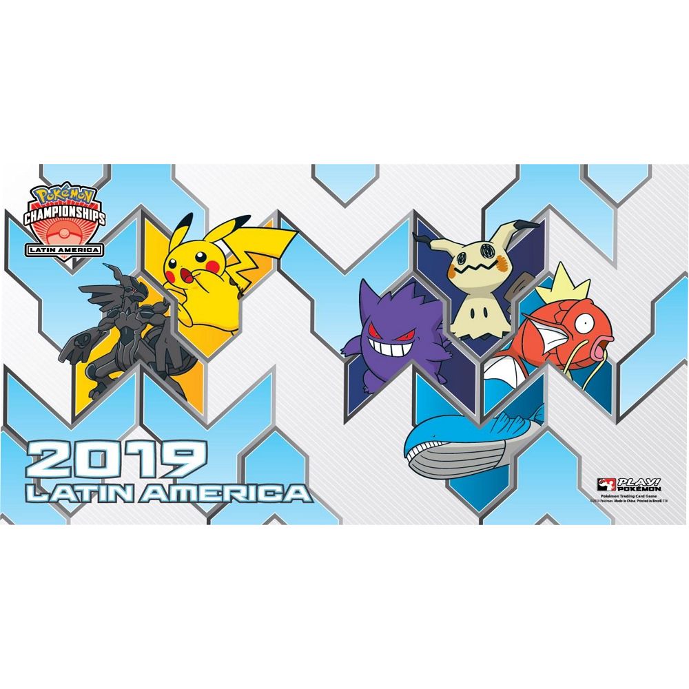 Pokémon Campeonato American Latina 2019 Playmat 58cmx30cm