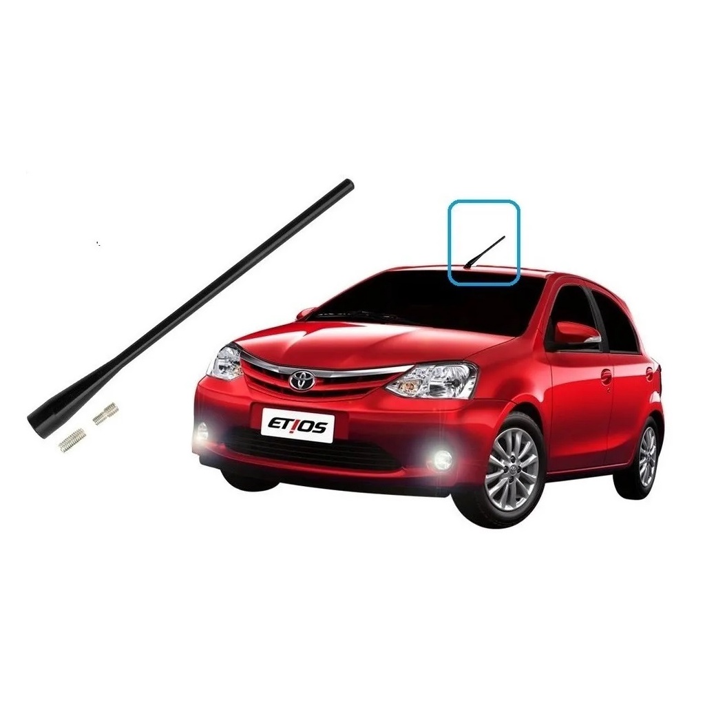 Haste Antena Toyota Etios-2012 2013 2014 2015 E 2016/16 -  Pintura epóxi