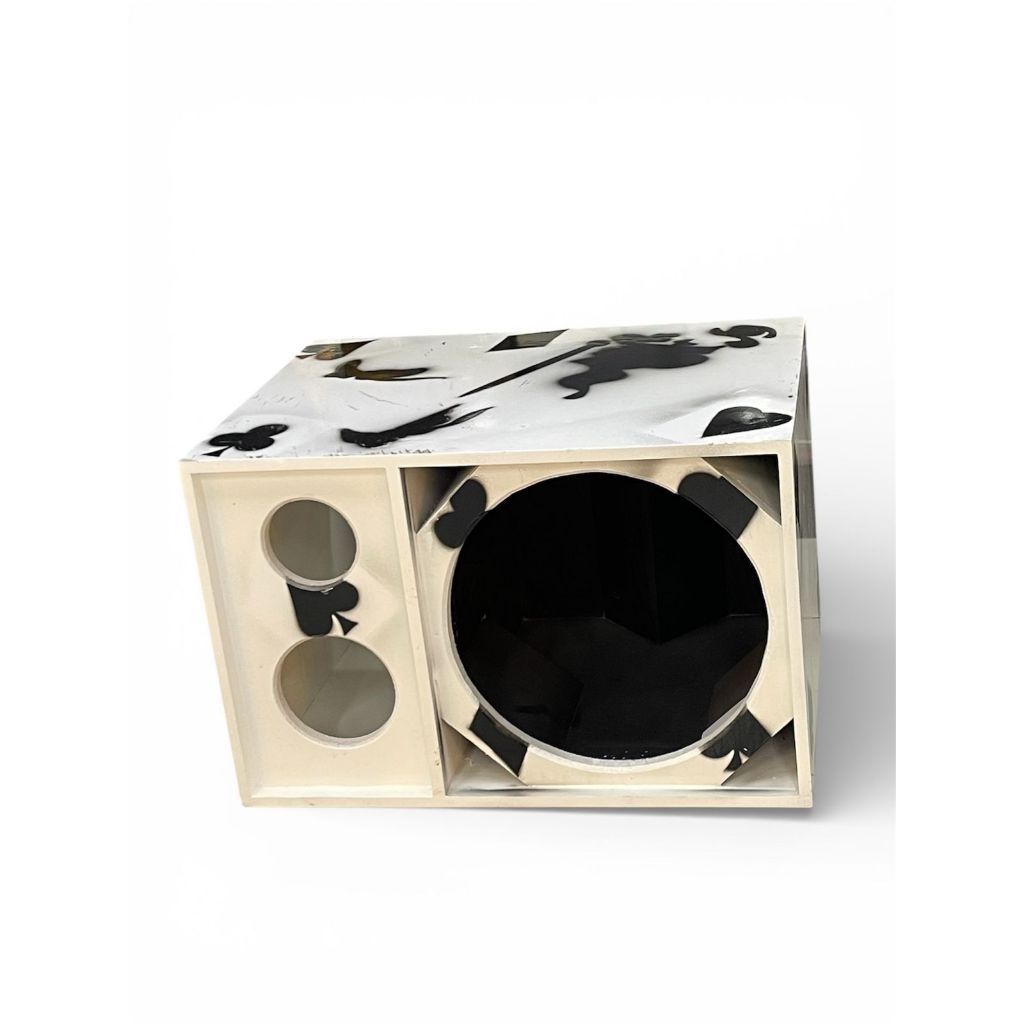 Caixa Trio 15' Polegadas MDF Pintura Copas