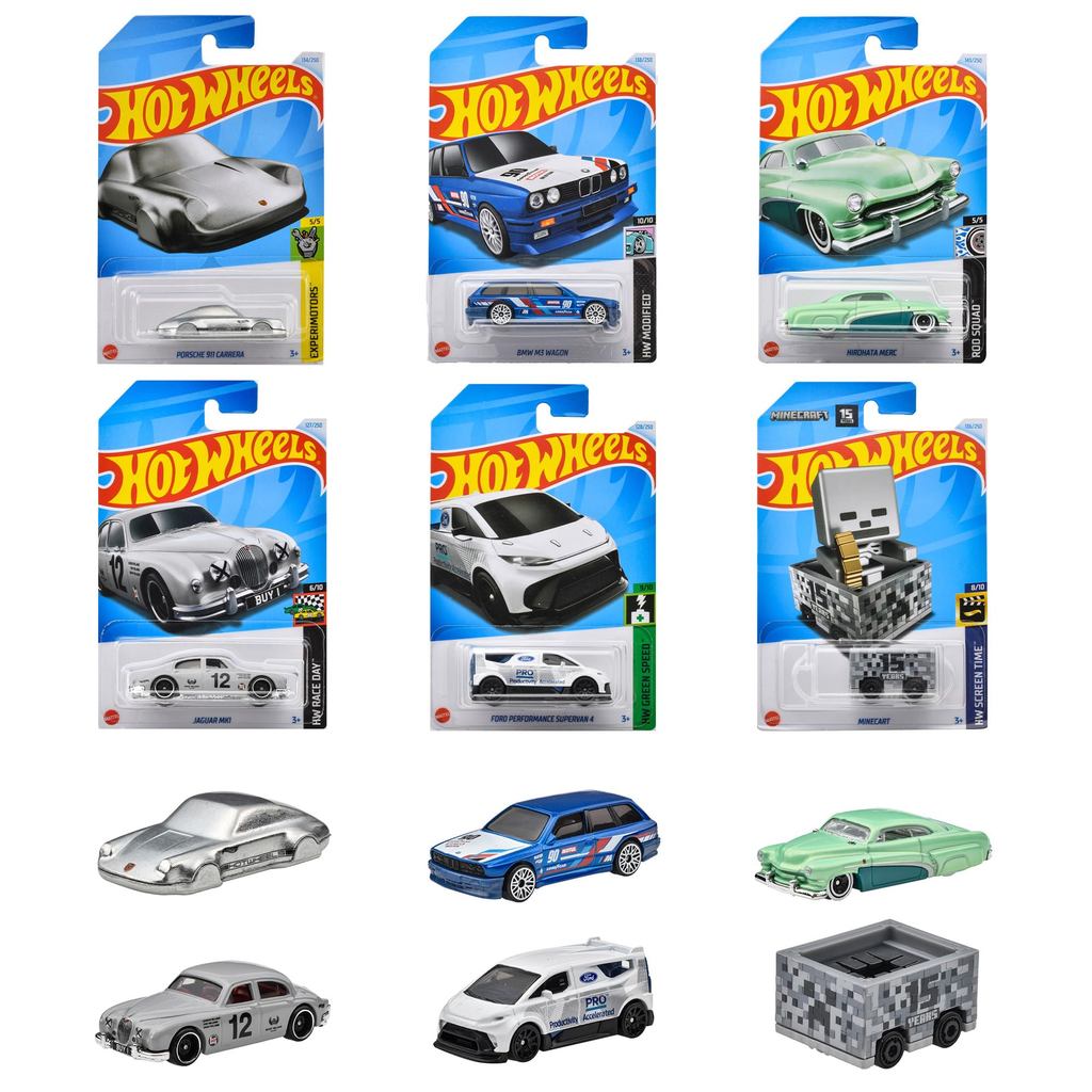 Hot Wheels Basic Car G Assortment Box Set with 36 Vehicles - Toy Cars for Ages 3 and Up - 98MG-C4982