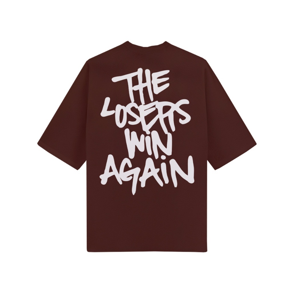 Camiseta Oversized Camisa StreetWear The Losers Win Again Envio Imediato Premium OVER-238