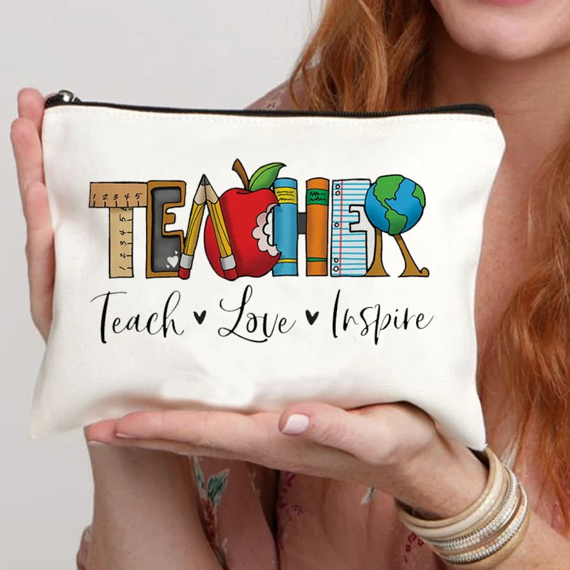 Lipstick Bag Travel Makeup Bag Makeup Bag Bags Women School Teacher Gift Cosmetic Bag Pouch Wallet Portable Organizer Pouch Bag