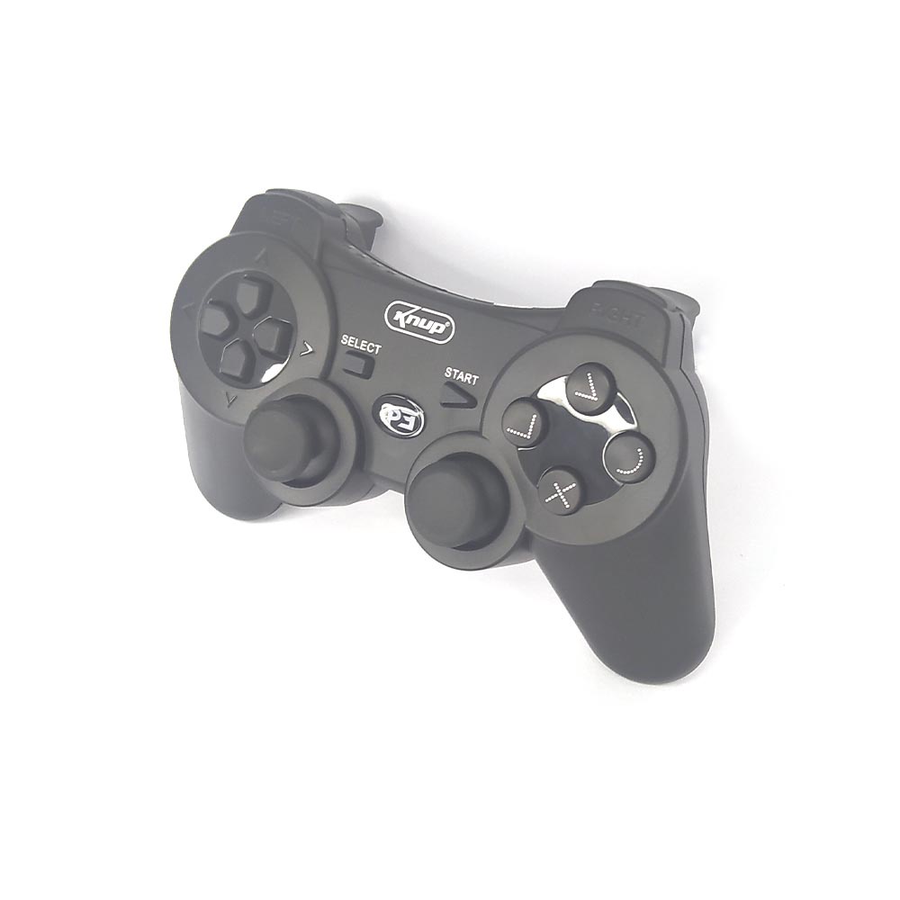 Controle PS3 Joystick Sem Fio Wireless Knup KP-GM006 Dualshock Recarregável