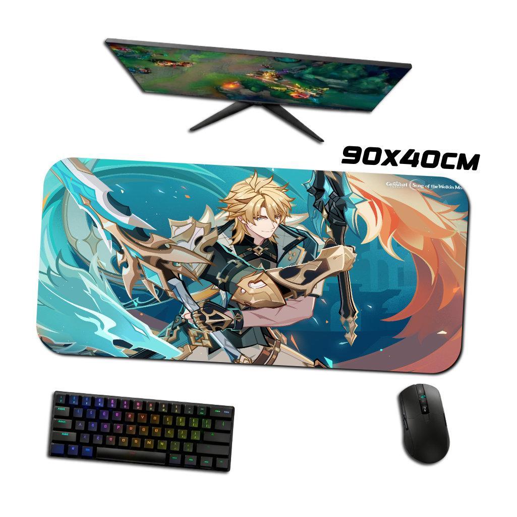 Mouse Pad Gamer - Varka 2 - Genshin Impact - 90x40 80x40 60x40 70x30 40x45 cm