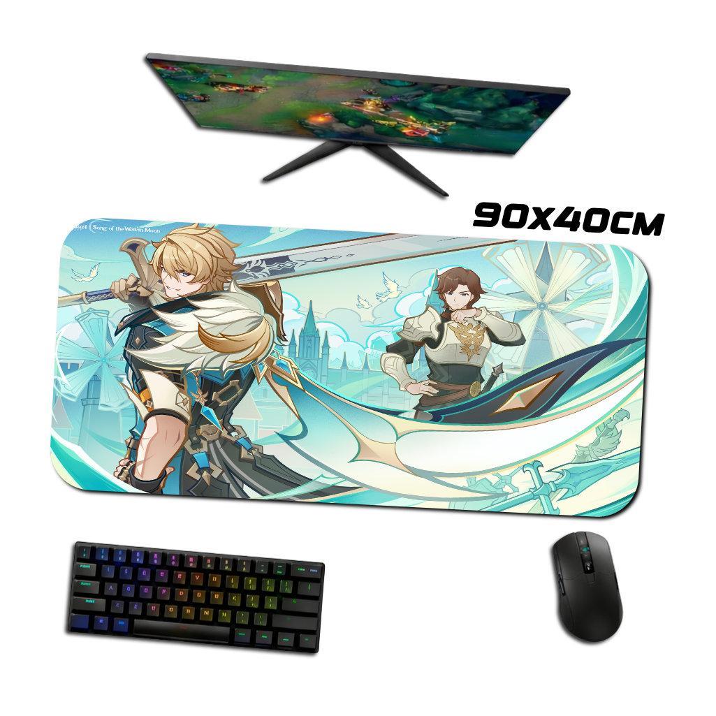 Mouse Pad Gamer - Varka 4 - Genshin Impact - 90x40 80x40 60x40 70x30 40x45 cm