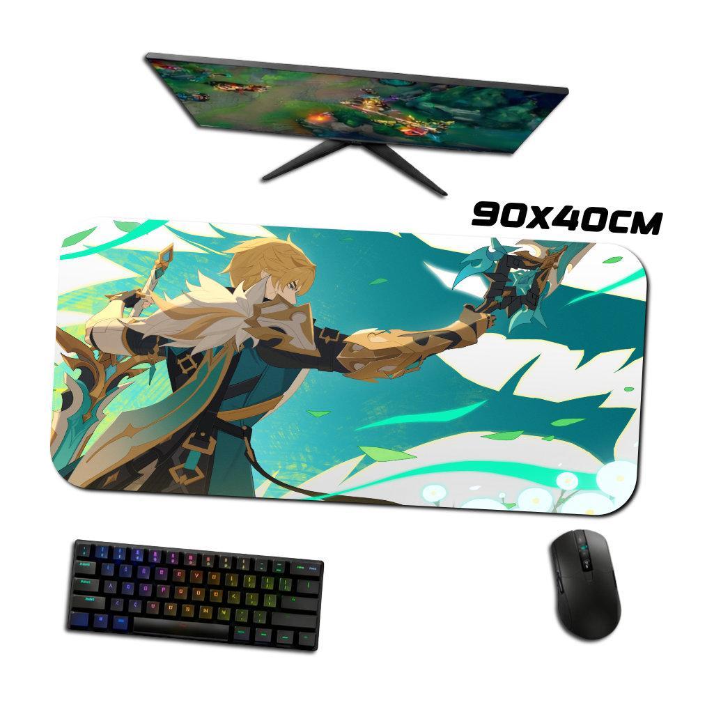 Mouse Pad Gamer - Varka 6 - Genshin Impact - 90x40 80x40 60x40 70x30 40x45 cm