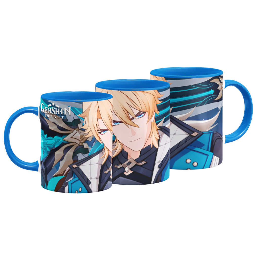 Caneca Gamer Varka Genshin Impact Panorâmica