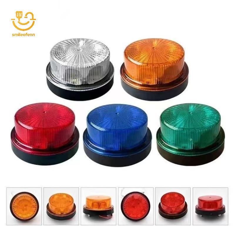 smileofenn 12V 24V Carro LED Strobe Rotativo Luz De Advertência Super Brilhante Flash Beacon Para Empilhadeira Tratores