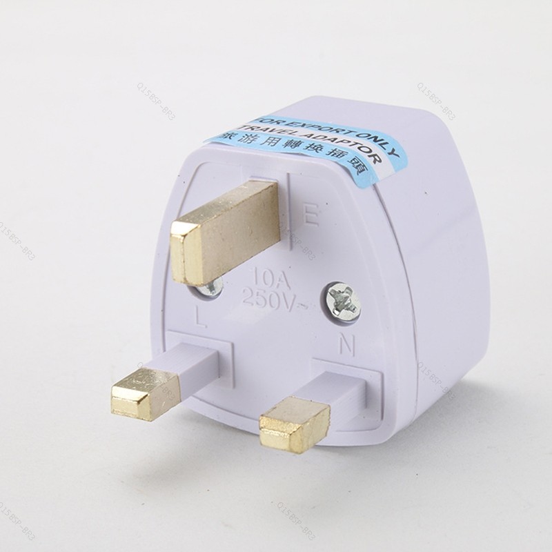 3Pin UK Plug AC Tomada De Energia Plugue De Carregamento De Parede Adaptador De Carregador De Viagem Conversor BR15B3